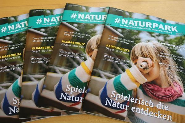 Titelbild der neuen Ausgabe des Magazins #Naturpark   AG Naturparke Baden-Wrttemberg